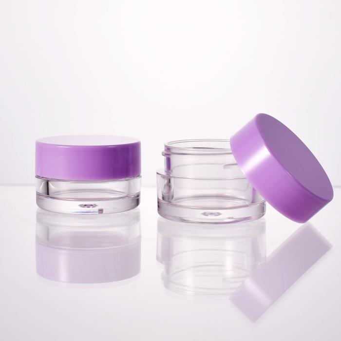 Mono PET Cosmetic Jar with Lid Recyclable 10ml 15ml